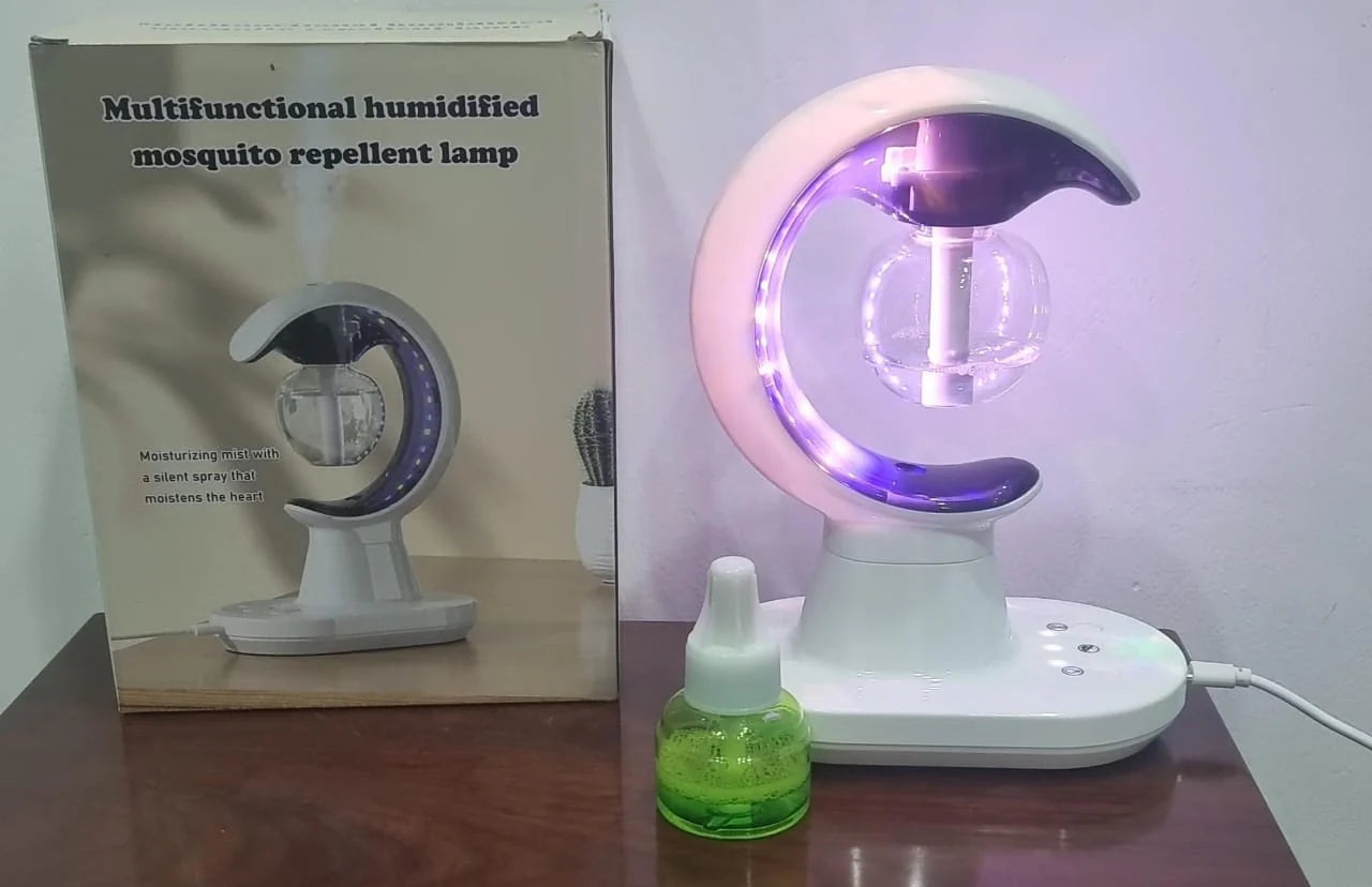 3 In 1 Humidification Mosquito Repellent Lamp | Smart Electric Mosquito Killer Lamp With Self Drainage