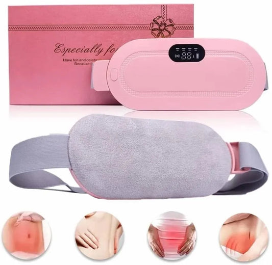 Rechargeable Period Cramp Relief Belt |Portable Cordless Heating Pad for Period Cramps